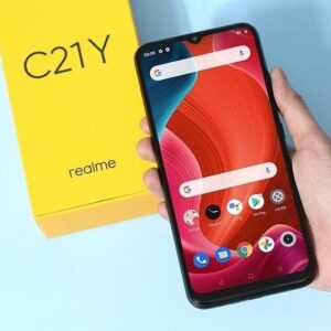 Smartphone Realme C21Y, 64GB, 4GB RAM, Octa Core, Câmera Tripla 13MP, Tela 6.5